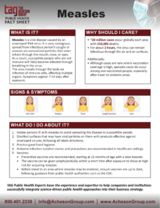 Measles Fact Sheet