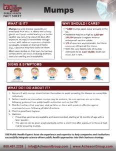 Mumps Fact Sheet