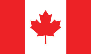 vector of canada flag