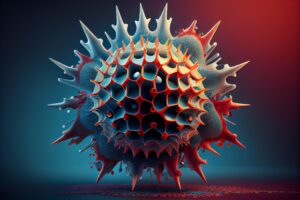 Marburg virus disease concept, virus illustration idea. Generati